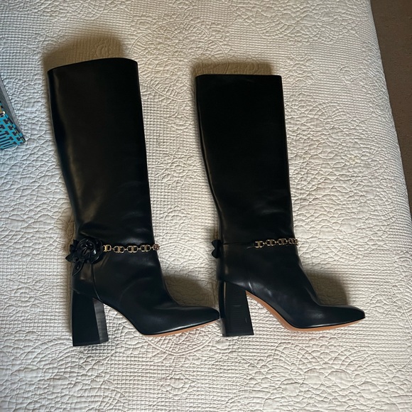 Tory Burch Blossom Tall Boots - Picture 11 of 13